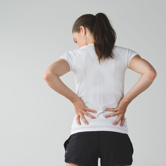 Lululemon Super Squad Shorts in Black with Mesh & Satin Trim - Picture 5 of 11